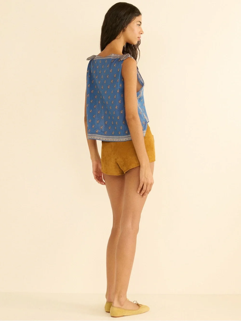DÔEN NWOT Amalia top in the Eartha Paisley print - Picture 7 of 14